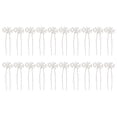 thumbnail image 1 of MasteelfCA 20 Pcs Épingle à Cheveux de Mariée Gypsophile Fourche en Forme de U Coiffure de Mariage, 1 of 8