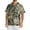 Khaki_001, variant on Domuza Scrubs Tops for Men Plus Size Short Sleeve V-Neck Medical Workwear Camo Print Stretch T Shirts Soft Comfort Nurse Top with Pockets Ginger XXXXL