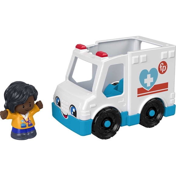 Vehículo de empuje Fisher-Price Little People Ambulance