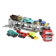 thumbnail image 5 of BIMZUC 7 in 1 Transport Truck Toy Alloy Pull Back Function Carrier Model with 6 Small New Type Engineering Vehicles Set Educational Play Gift for Boys and Girls 12.6 inches / 32 cm Red, 5 of 9