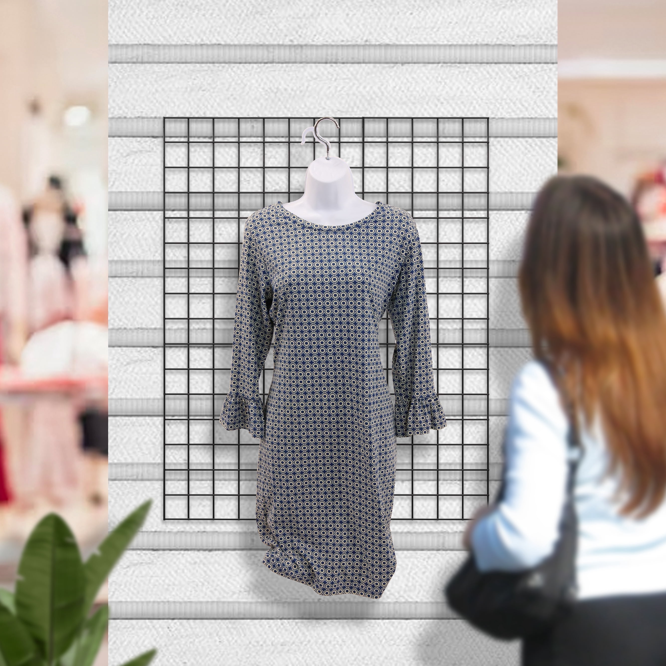 SSWBasics Female Mannequin Torso - Fits Women’s Sizes 5-10 - Molded  Shatterproof & White