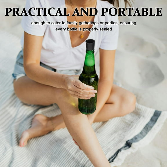 Masteelf Raindrops 8 Pcs Reusable Wine Bottle Stopper Soft Silicone Seal Plug Leak Proof Wine Sealing Stoppers