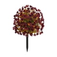 thumbnail image 2 of 22 Inch Fall Topiary Ball Stake, UV Resistant Waterproof Faux Plant with Detachable Stake for Porch Garden Planter Decor, 1PC,#C, 2 of 8