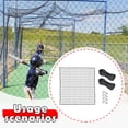 thumbnail image 1 of Colaxi Filet de Baseball Softball Backstop Filet de Balle Basketball Filet de Baseball Portable Filet de Sport Multi-Usage Barrière de Yard 3mx3m, 1 of 8