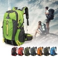 thumbnail image 3 of Hwjianfeng 40L Lightweight Nylon Travel Backpack for Hiking - Red, Compact & Durable Design with Multiple Pockets, 3 of 6
