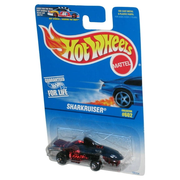 Hot Wheels Sharkruiser Red & Black (1996) Mattel Collector Toy Car #602