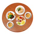 thumbnail image 6 of Round 27.56" Oak Lazy Susan Organizer Wooden Turntable Wood Tray For Table, 6 of 17