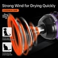 thumbnail image 5 of BRIOPAWS Adjustable-temperature dog hair dryer,pet hair styling hair dryer,equipped with 4 nozzles,powerful drive,Purple, 5 of 7