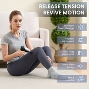 Gasky Mini Massage Gun, Deep Tissue Muscle Massager for Back Neck Muscle Relieve, Christmas Gift for Men & Women, Black