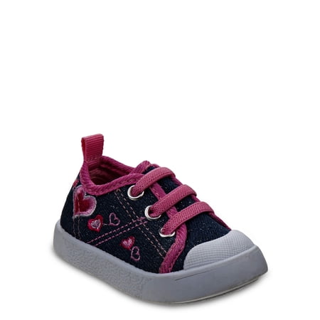 Beverly Hills Polo Club Infant Girls Denim Hearts Fashion Sneakers