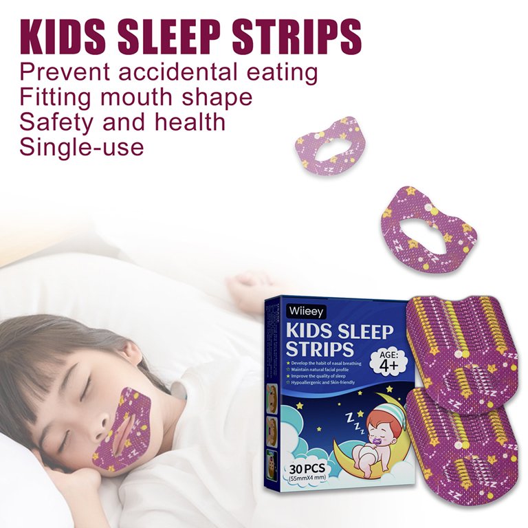 DOITOOL 30pcs Mouth Tape for Kids Mouth Breathing Tape Sleep Tape