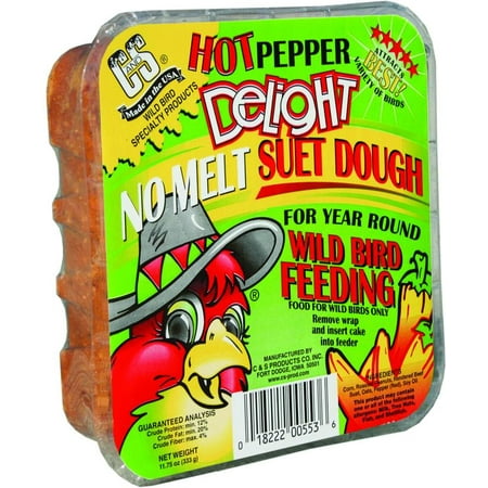 (Pack of 2), C&S CS12553 Suet Dough Ht Pepr Dlt 11.75 Ounce,whatDJEA-4704