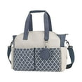 thumbnail image 2 of Bolsa de Pañales para Bebé, Organizador de Pañales, Práctica Y Versátil, Tela con Efecto Esmerilado Que Permite Guardar Artículos Esenciales, Ideal Pa Azul Blanco, 2 of 8