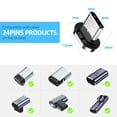 thumbnail image 4 of Punta de conector USB C magnética, 24 pines (paquete de 3), DuHesin, 4 of 7