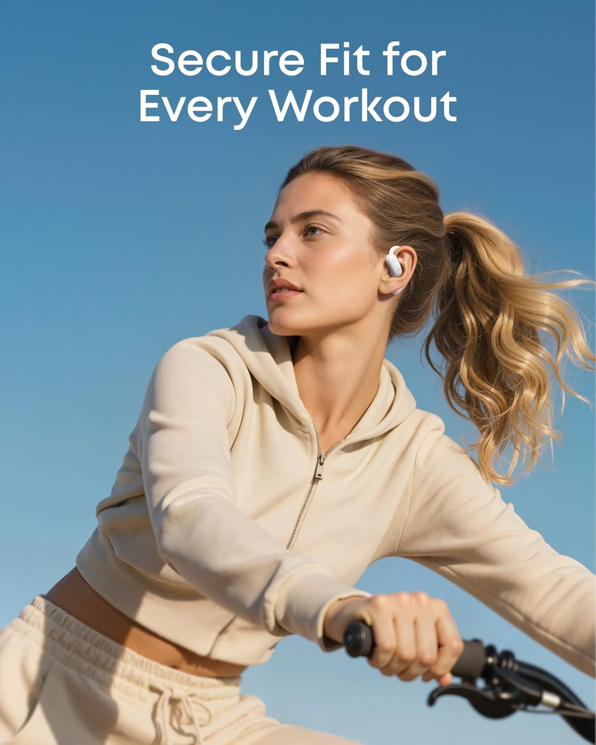 Soundcore AeroFit 2 Open-Ear Translation Earbuds, 4 Adjustable Positions, 2× Richer Bass, Hi-Res, 42H Playtime, IP55, AI Clear Calls, Wireless Charging