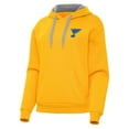 thumbnail image 2 of Women's Antigua Gold St. Louis Blues Victory Pullover Hoodie, 2 of 3