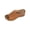 Brown, variant on Red Women'S Sandals Wedge Heel Peep Toe Mule Slip-On Platform Casual For Spring Summer 9.45 Inches