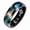 Nebula, variant on Wrongduck Titanium Steel Fitness Tracking Ring with Nebula Pattern for Women Men Wireless Charging Activity Ring for iOS Android