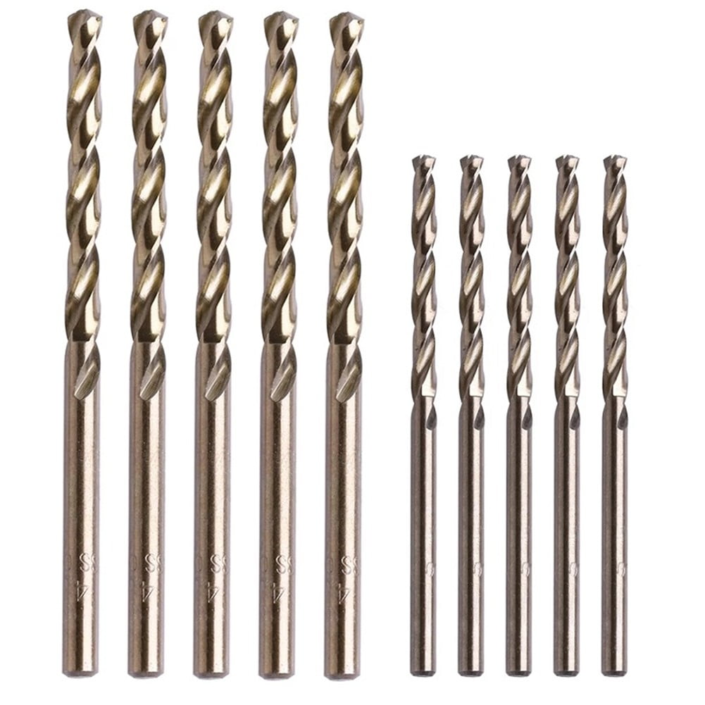 10pcs 3mm/4mm M35 Cobalt HSS Drill Bit For Stainless Steel Drilling