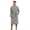 Army Green White Stripe, variant on Mens Robe Lightweight Long Sleeve Bathrobe, Striped Soft Kimono Knee Length Sleepwear