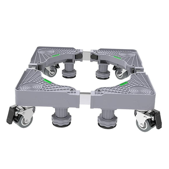 Base de soporte de lavadora ajustable Soporte de rodillo móvil Soporte móvil multipropósito Soporte de lavadora de pedestal para dormitorio