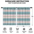 thumbnail image 2 of Blackout Kids Curtains,Pink and Blue Geometric Striped Pattern Childrens Insulated Curtains Set Of 2,Bedroom Essentials,Toddler Room Decor 42x54in(106x137cm), 2 of 5