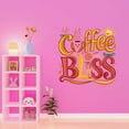 thumbnail image 3 of Coffee Bliss Cozy Coffee Warm Coffee Lovers Home Wall Art Sticker Designs Vinyl Stickers For Home House Walls Rooms Windows Bedroom Decoration Size (12x12 inch), 3 of 3
