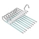 thumbnail image 2 of Injueey Multi Layer Folding Pants Hangers Slack Hotel Rack Hanging Wardrobe Travel Almacenamiento y organización del hogar Verde 33.2x24 cm, 2 of 6
