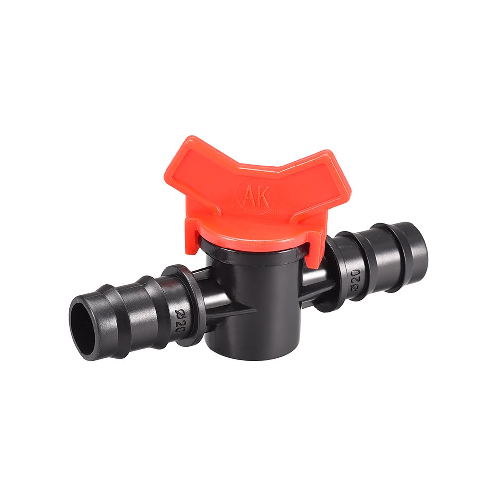 Drip Irrigation Barbed Valve,for 5/8 Inch Double Male Barbed Valve,Aquarium Water Flow Control