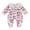 Pink, variant on BemeyourBBs Western Baby Girl Cowgirl Outfit Newborn Hosptial Coming Home Outfits Infant Footed Romper Doll Collar Boots Cow Print Long Sleeve Footie Jumpsuit Fall Winter Spring Clothes