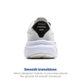 thumbnail image 3 of Zapatillas para correr Brooks Ghost 17 para mujer Blanco/Negro Oro Rosa, 3 of 6