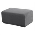 thumbnail image 2 of Housse Extensible pour Pouf Housses pour Pouf Housses Rectangulaires pour Repose-Pieds Housse de Repose-Pieds pour Pouf Tissu Jacquard avec Bas Élastique, 2 of 6