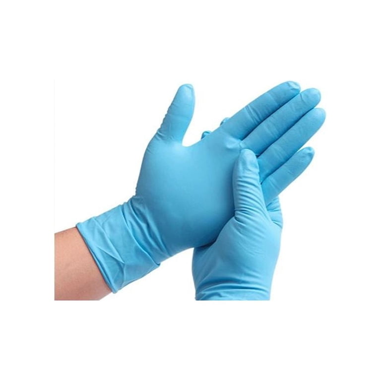SynGuard Nitrile Exam Gloves, Powder Free, Latex Free, Blue, Large