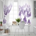 thumbnail image 5 of Fsddascl Purple Forest Blackout Curtains for Bedroom/Living Room, Thermal Insulated Kitchen Curtains, Contemporary Silhouette Abstract Art Grommet Darkening Window Treatment Drapes 27.5"x39"x2, 5 of 8