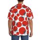 thumbnail image 3 of Balery Hand Drawn Tomatoes Camisa Casual de Manga Corta con Botones para Hombre, Texturizada, Estilo Cubano, para Playa, Verano-4X-Large, 3 of 5