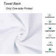 thumbnail image 4 of Dreamtimes Stylish Heart Tree Valentine's Day Soft Fluffy Guest Hand Towels, Multipurpose Decor for Bathroom, Hotel, Gym and Spa (14" x 28",White), 4 of 5