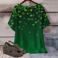 thumbnail image 4 of Camisetas de Manga Corta para Mujeres, Camiseta de Cuello Redondo Impresa de Moda, Primavera Y Verano Casual, 4 of 9
