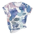 thumbnail image 4 of Womens 2026 Summer Vacation Fashion Womens Tops Short Sleeve Loose Fit Blouses For Women Casual Black V Neck T Shirts For Women Cotton, 4 of 6