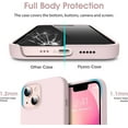 thumbnail image 4 of Liquid Silicone Case for iPhone 13 Mini (5.4''), [Scratch-Resistant, Anti-Fingerprint, Shockproof] Protective Slim Phone Case, 4-Layer Cover with Microfiber Lining, Silky-Soft Touch, Pink, 4 of 14
