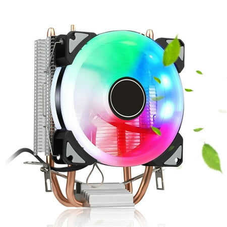 Hydraulic Bearing 3-Pin LED RGB Silent Fan for Computer Cases, CPU Coolers, and Radiators,support Intel AMD LGA Core / Core i3 i5 i7 Core 2 (Best Core I5 Cpu Cooler)