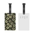 thumbnail image 5 of Kdxio Sunflowers Luggage Tags Privacy Cover ID Label Suitcase Tags Identifiers For School Bags,Suitcases, 5 of 7
