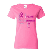 Womens Breast Cancer Short Sleeve T-Shirt