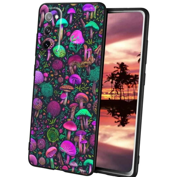 Shrooms-Mushrooms-3 Phone Case, Degined for Samsung Galaxy S20 Case Men Women, Flexible Silicone Shockproof Case for Samsung Galaxy S20