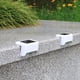 thumbnail image 5 of 1/4/8/16 Uds LED lámpara Solar camino escalera exterior impermeable luz de pared jardín paisaje paso cubierta luces balcón valla luces solares Jardín y Patio LED cálido de carcasa blanca Billuyoard HA005403-07B, 5 of 6