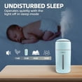 thumbnail image 5 of Evomosa Ultrasonic Humidifier for Bedroom & Baby, Cool Mist Top Fill Essential Oil Diffuser for Cars and Plants with 7 Color LED Light, Touch Control, Auto Shut-off, Blue, 5 of 7