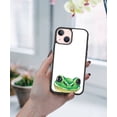 thumbnail image 5 of FINCIBO Soft Rubber Protector Cover Case for Apple iPhone 13 mini 5.4" 2021 (NOT FIT Apple iPhone 13 Pro 6.1" 2021/iPhone 13 6.1" 2021/iPhone 13 Pro Max 6.7" 2021), Green Frog, 5 of 5