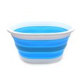 thumbnail image 4 of SAMMART Collapsible Plastic Laundry Basket - Oval Tub/Basket - Foldable Storage Container/Organizer - Portable Washing Tub - Space Saving Laundry Hamper, 4 of 8