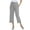 Medium Heather Grey, variant on Plus Size Petite Sport-Knit Pull-On Capri Pants