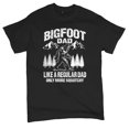 thumbnail image 5 of Bigfoot Dad T-shirt More Squatchy Funny Daddy Sasquatch Dad Joke Outdoor Camping Father's Day Gift Idea Men's Tee, 5 of 7