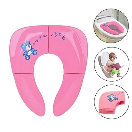 - Magicfly Baby Toddler Potty Training Seat Cover Liners Non-slip Silicone Pads Portable Folding Reusable Lightweight Toilet Seat,Toddlers Children Kids Boys Girls Pink